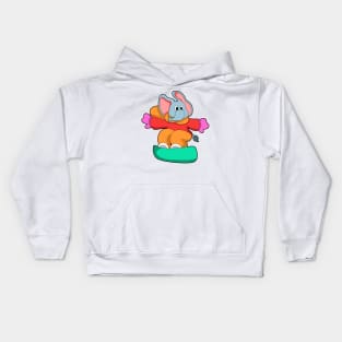 Elephant at Snowboarding with Snowboard Kids Hoodie